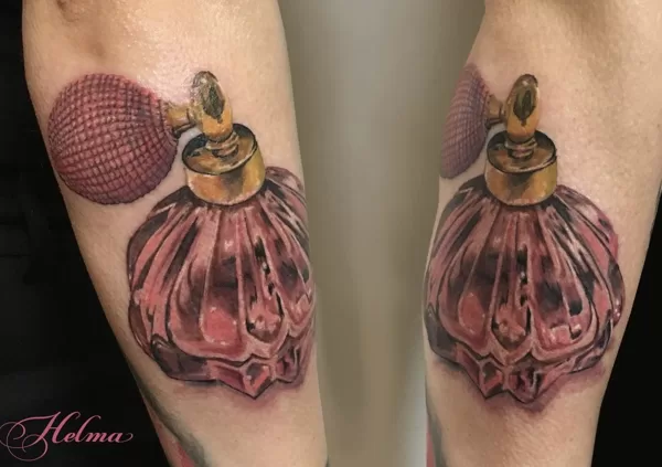 Tattoo perfume bottle 