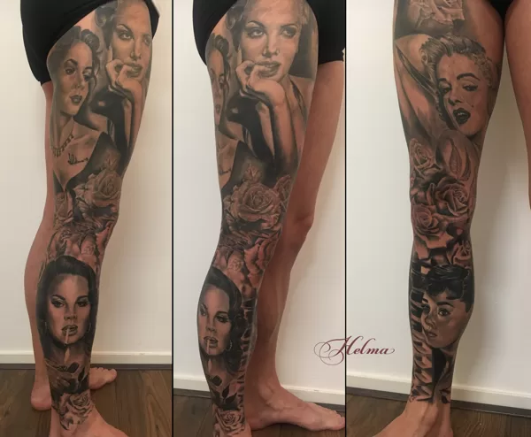 Legsleeve tattoo ibiza santa eularia